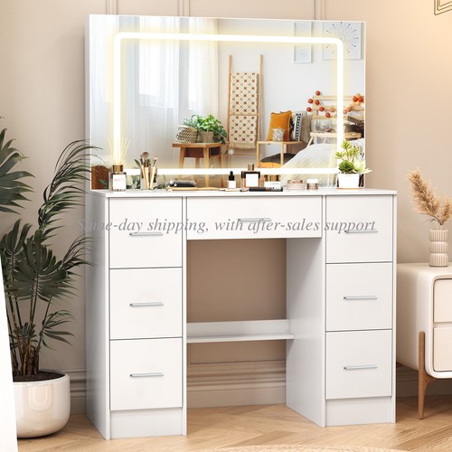 Large vanity table makeup desk - table,