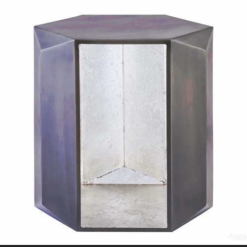 Modern style silver - modern, hexagonal