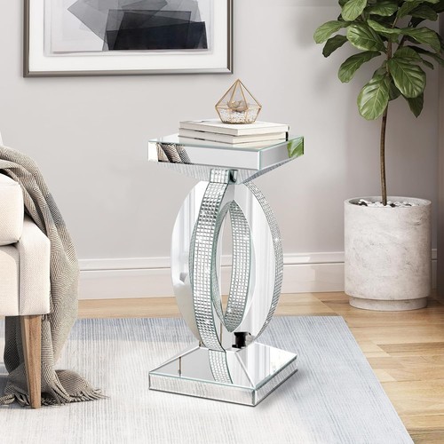 X12 x24 silver mirrored - 12"x12"x24"silver, end