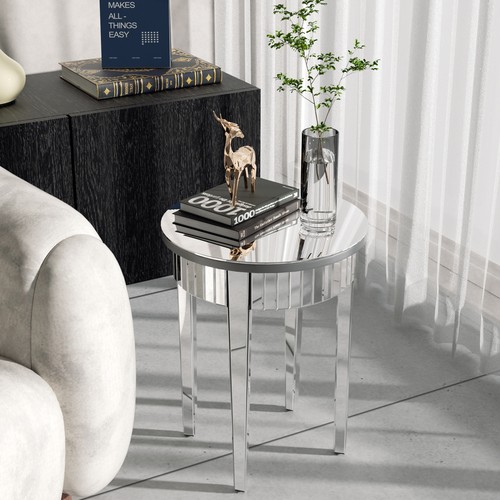 Modern glam glass mirrored - modern,