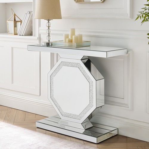 Mirrored console table - console, 35.4"w