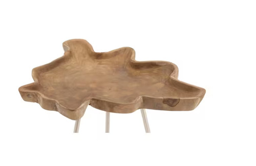 Live edge wood accent - live,