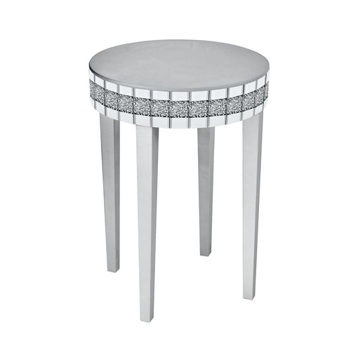 Round side table with - round,
